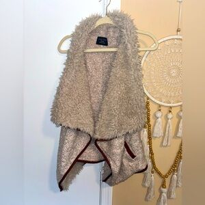 Adorable faux fur vest